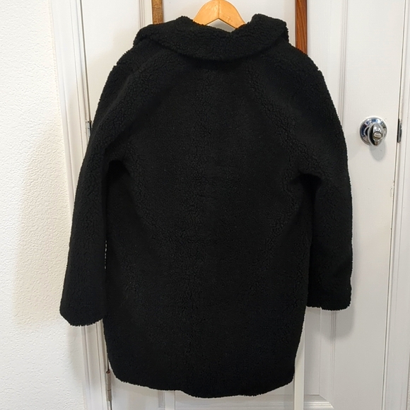 Relish No Less Black Teddy Jacket Size M - Picture 14 of 16